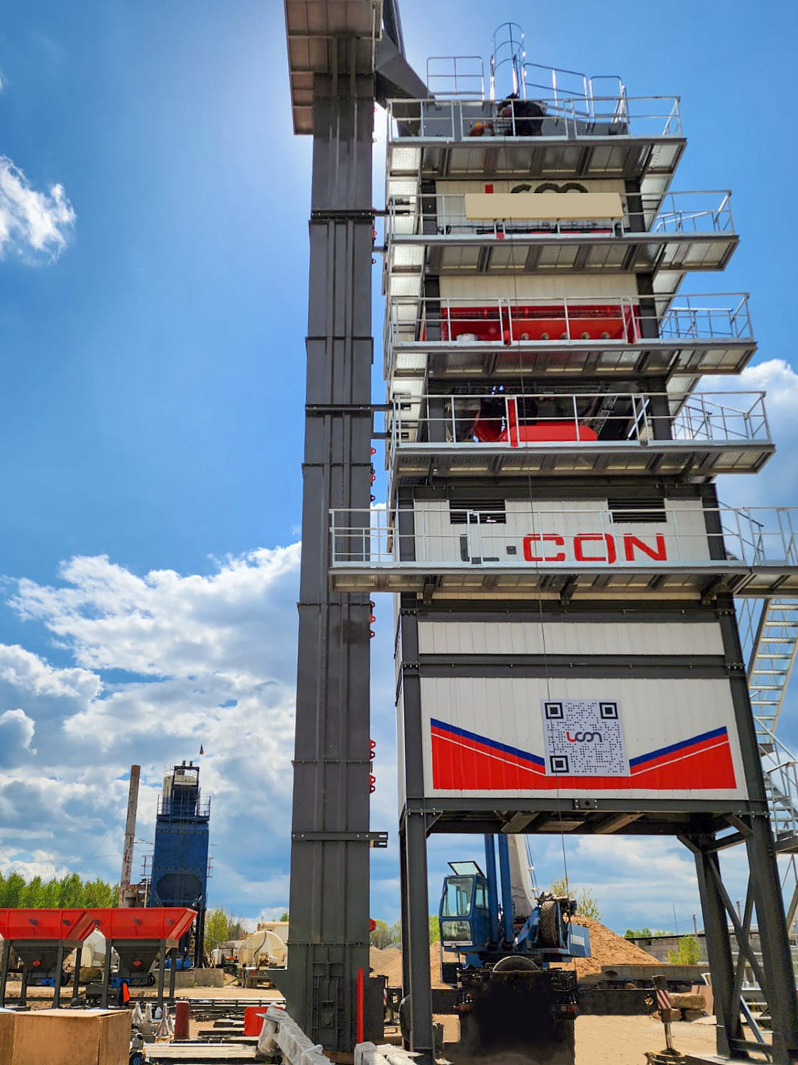 Первый в Смоленской области новый асфальтобетонный завод L-CON